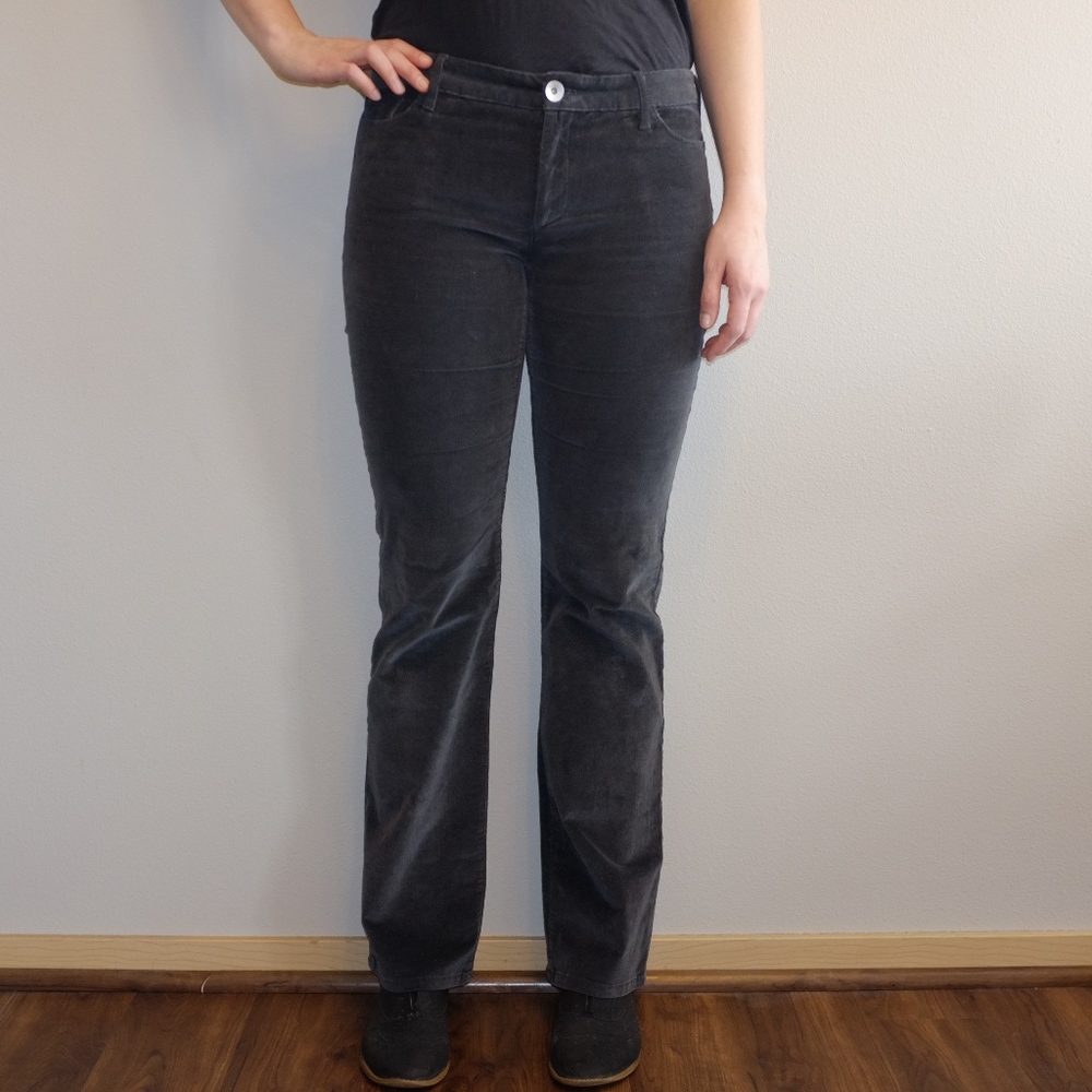 Banana Republic Gray Corduroy Pants